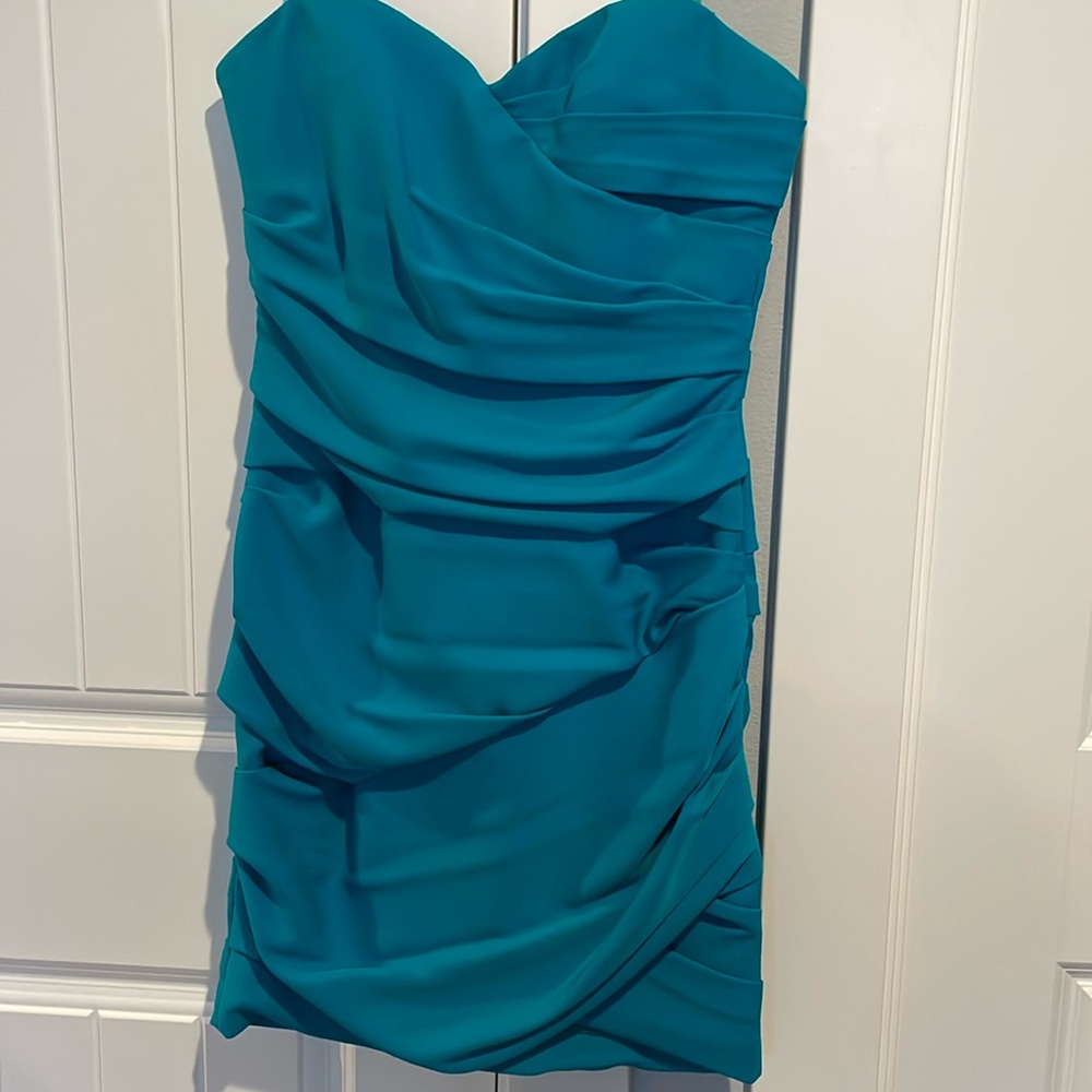 BCBGMAXAZRIA, older strapless dress but only worn once, great condition.
